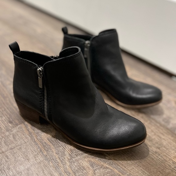 Lucky Brand Basel Leather Ankle Booties - Picture 3 of 9